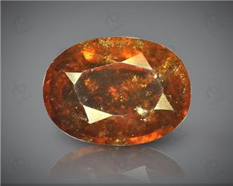 Natural Hessonite Garnet (Gomed) Certified  6.92 Cts ( 1476 )